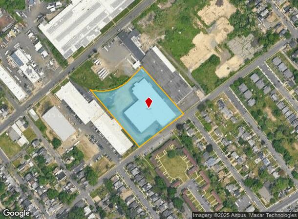  1218 Walnut Ave, Trenton, NJ Parcel Map