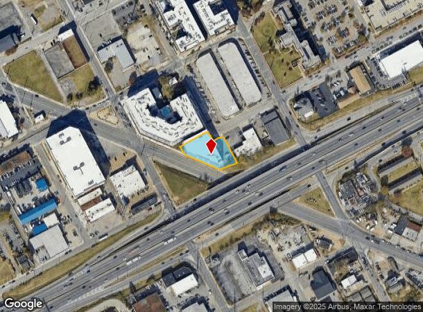  825 3Rd Ave S, Nashville, TN Parcel Map