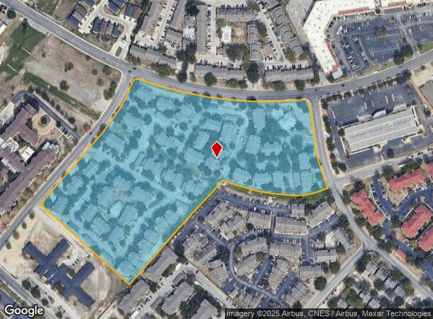  8050 Oakdell Way, San Antonio, TX Parcel Map