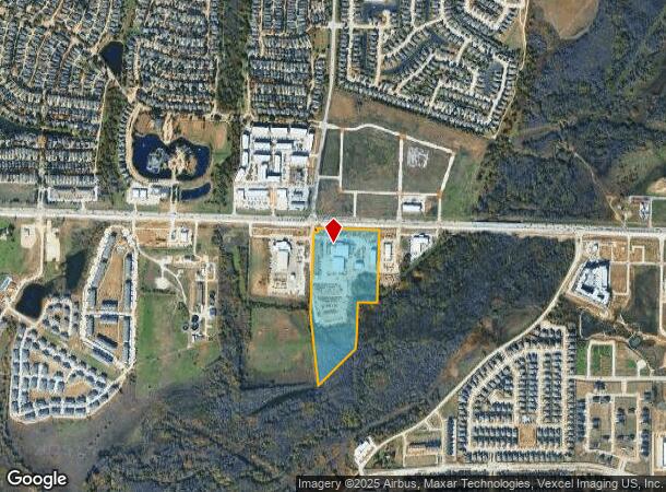  27600 E University Dr, Aubrey, TX Parcel Map
