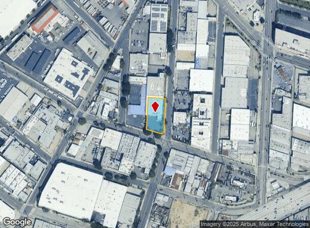  1655 E 14Th St, Los Angeles, CA Parcel Map