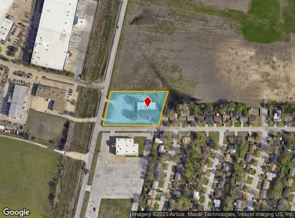 6851 Wichita St, Forest Hill, TX Parcel Map