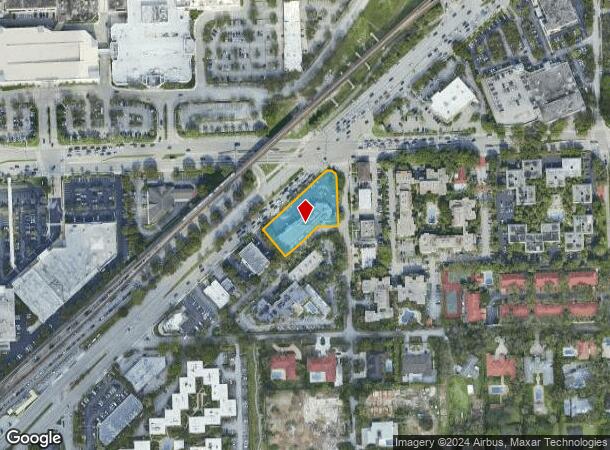  8821 S Dixie Hwy, Pinecrest, FL Parcel Map