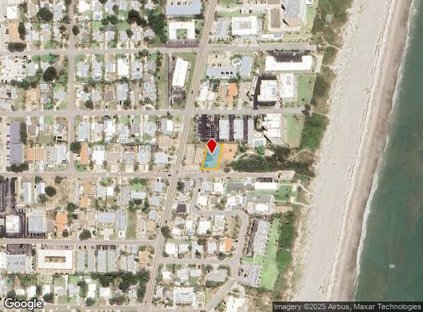  308 Arthur Ave, Cocoa Beach, FL Parcel Map