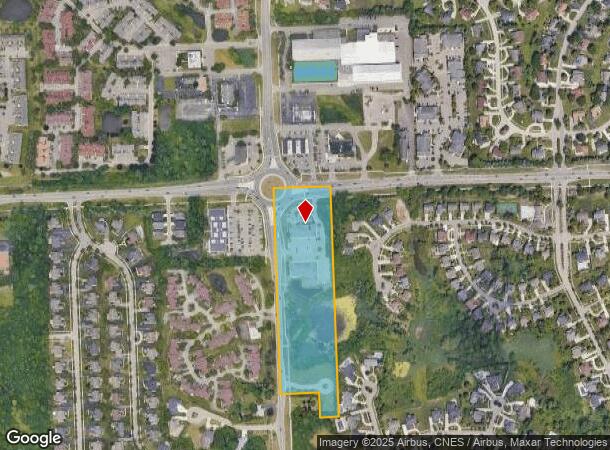 6079 W Maple Rd, West Bloomfield, MI Parcel Map