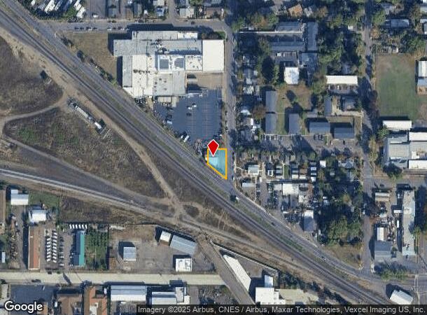  1325 Railroad Blvd, Eugene, OR Parcel Map