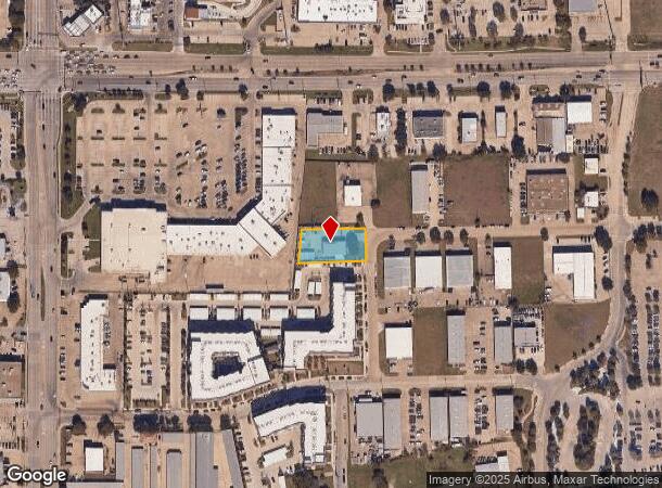 5013 Industrial St, Rowlett, TX Parcel Map