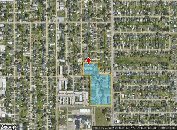  1045 Walters St, Lake Charles, LA Parcel Map