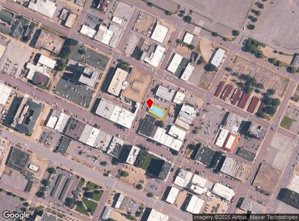 212 N 4Th St, Muskogee, OK Parcel Map