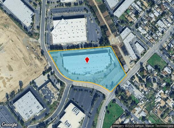  13100 Telfair Ave, Sylmar, CA Parcel Map