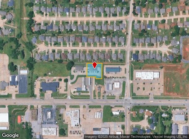  143 N Cedar Branch Way, Mustang, OK Parcel Map