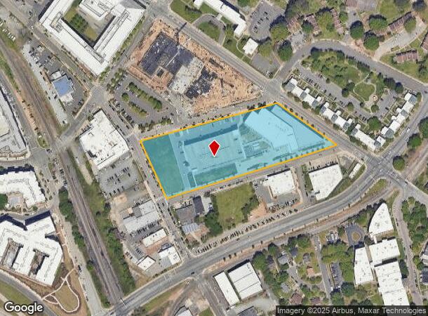  602 E Main St, Durham, NC Parcel Map