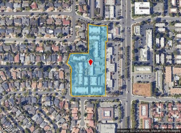  7375 Rollingdell Dr, Cupertino, CA Parcel Map