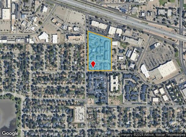  7001 Utica Ave, Lubbock, TX Parcel Map