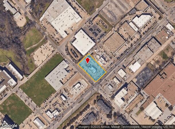  2503 W Mockingbird Ln, Dallas, TX Parcel Map