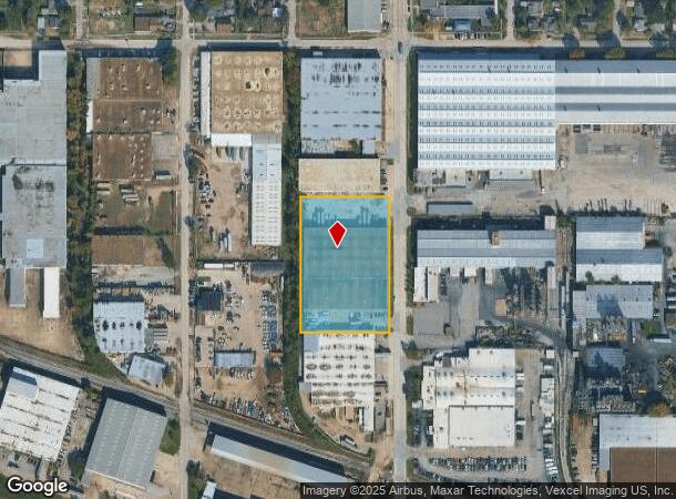 1230 Kress St, Houston, TX Parcel Map