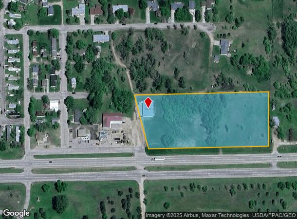  202 1St St E, Hawley, MN Parcel Map