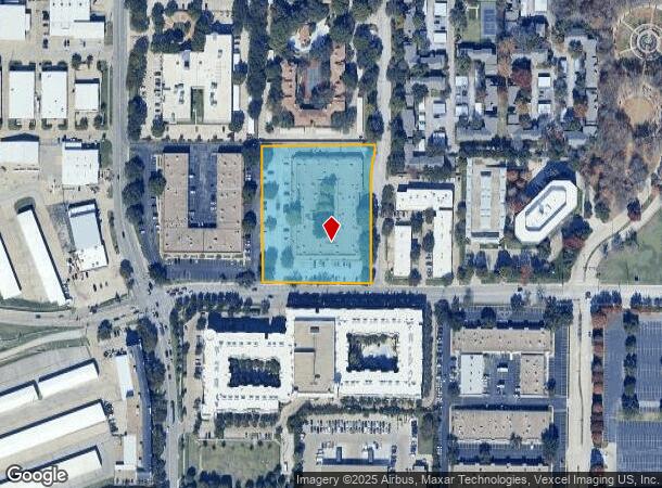 4851 Keller Springs Rd, Addison, TX Parcel Map