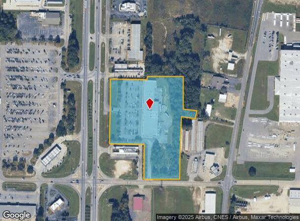  3341 S Oates St, Dothan, AL Parcel Map