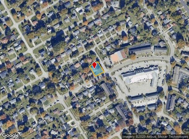 3502 Mina Ter, Louisville, KY Parcel Map