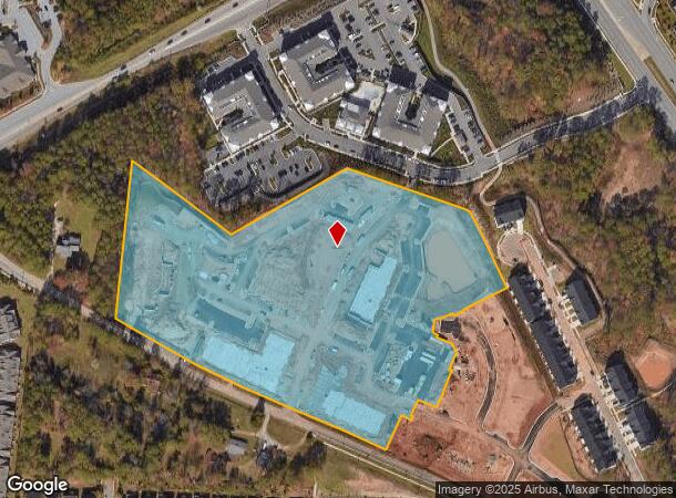 205 Synergy Dr, Cary, NC Parcel Map