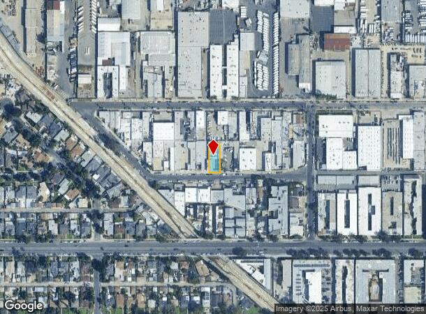  14711 Lull St, Van Nuys, CA Parcel Map