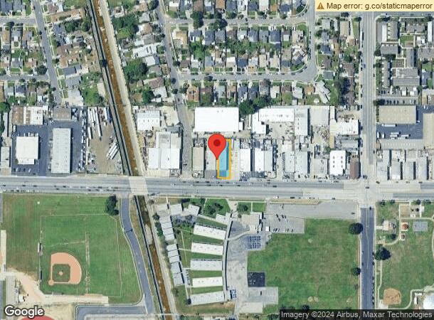  1525 W El Segundo Blvd, Compton, CA Parcel Map