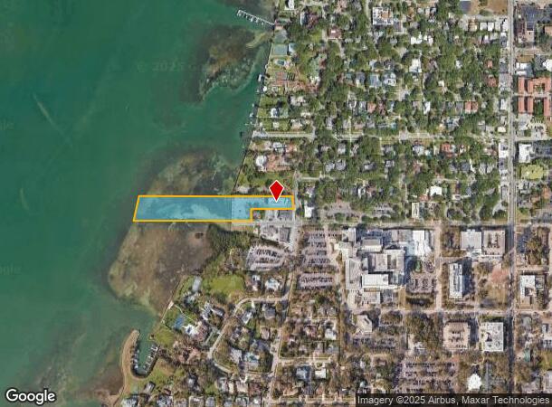 1106 Druid Rd S, Clearwater, FL Parcel Map