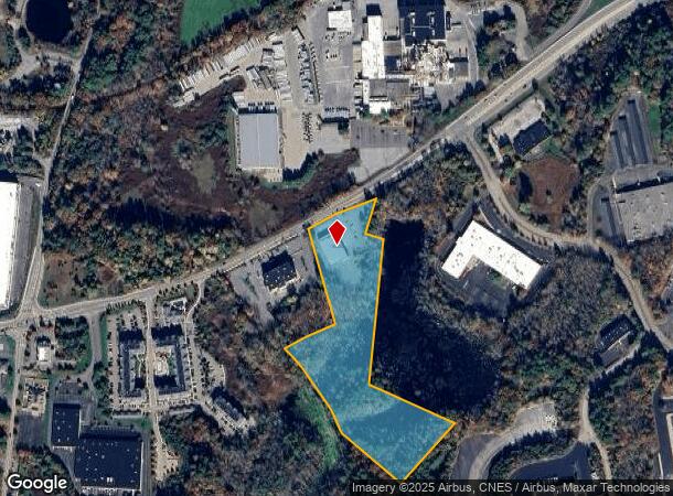 1256 W Central St, Franklin, MA Parcel Map