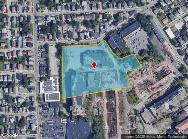  280 Rand St, Central Falls, RI Parcel Map