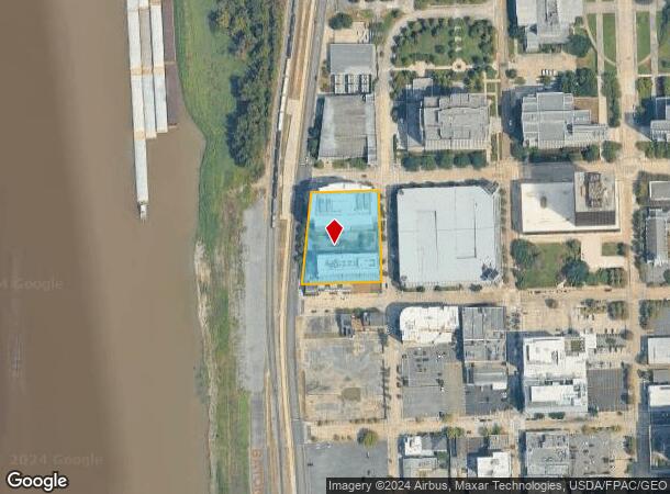  100 North St, Baton Rouge, LA Parcel Map