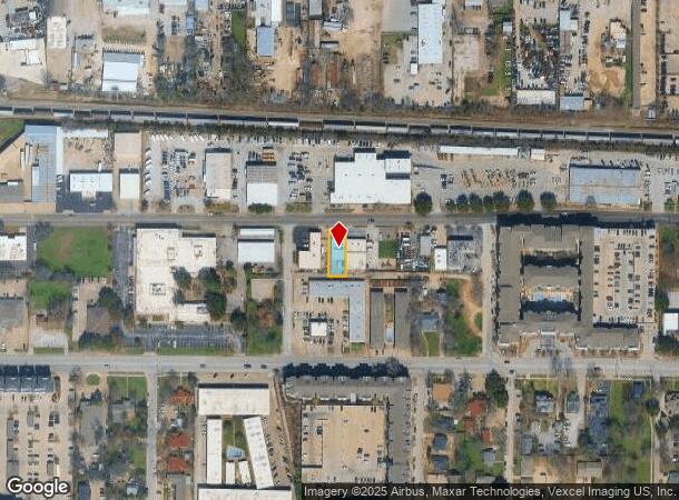  1018 W Main St, Arlington, TX Parcel Map
