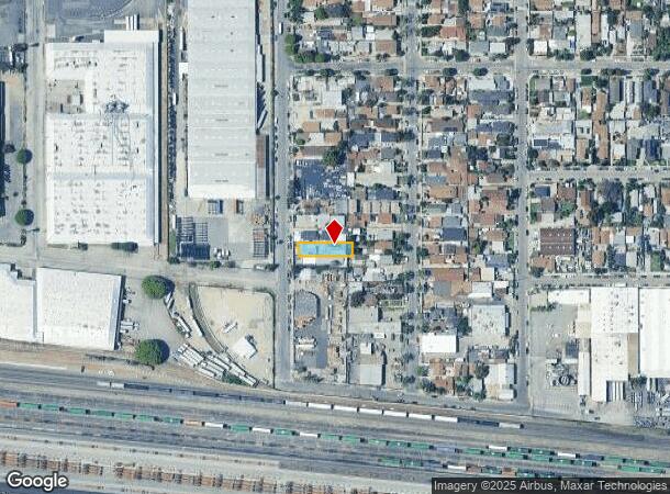  1456 S Bonnie Beach Pl, Commerce, CA Parcel Map