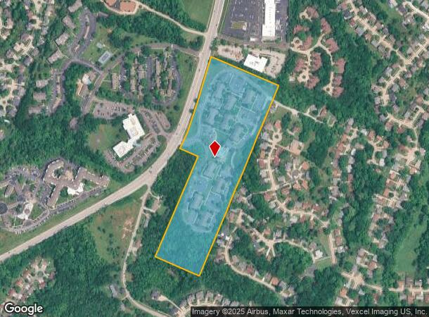  5040 Duessel Ln, Saint Louis, MO Parcel Map