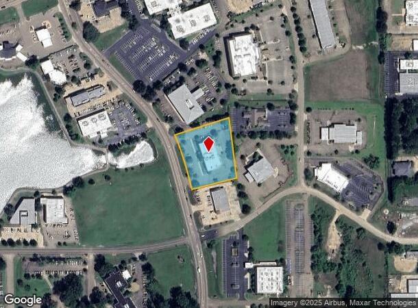  1044 River Oaks Dr, Flowood, MS Parcel Map