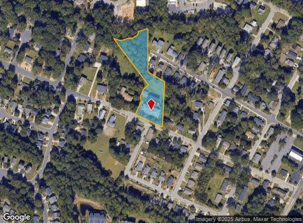312 Justice Heights St, Apex, NC Parcel Map
