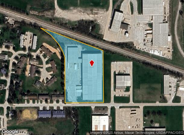 1401 E Monroe St, Mount Pleasant, IA Parcel Map