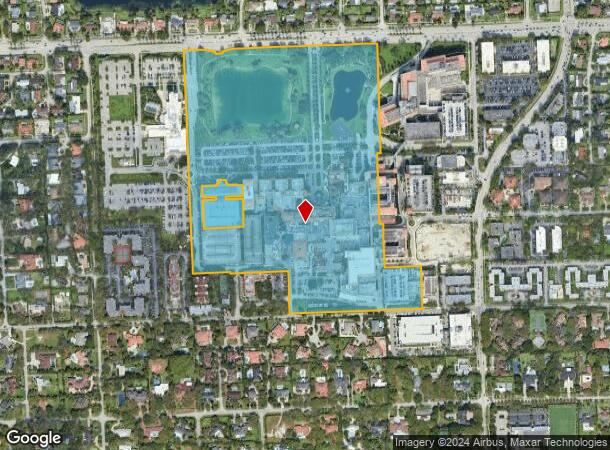  8900 N Kendall Dr, Miami, FL Parcel Map