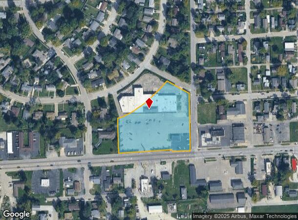  1244 W Main St, Greenfield, IN Parcel Map