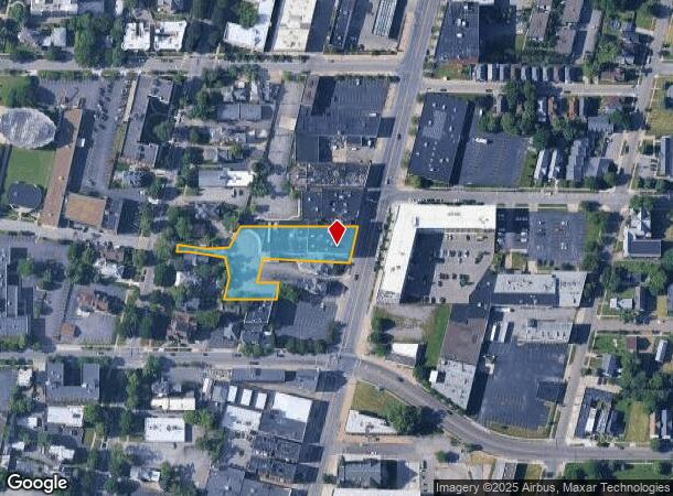  1164 Main St, Buffalo, NY Parcel Map