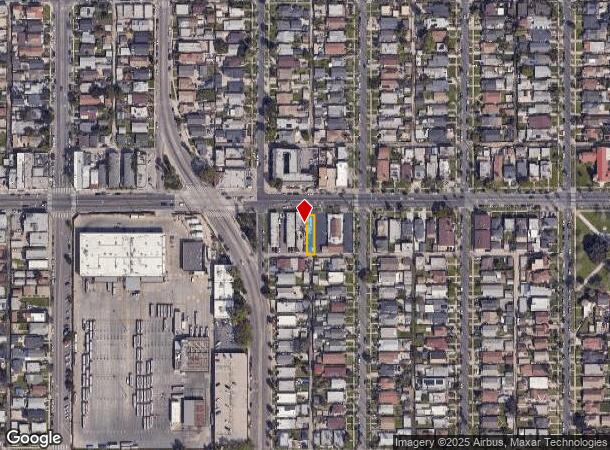  2116 W 54Th St, Los Angeles, CA Parcel Map