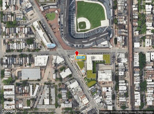 1035 W Addison St, Chicago, IL Parcel Map