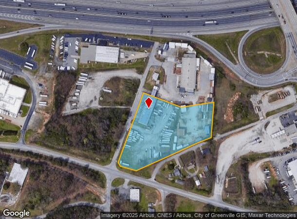  21 Burty Rd, Greenville, SC Parcel Map