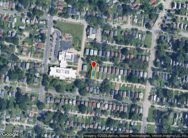  6742 Crest Ave, Saint Louis, MO Parcel Map