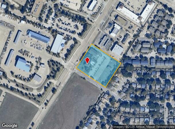  821 S Greenville Ave, Allen, TX Parcel Map
