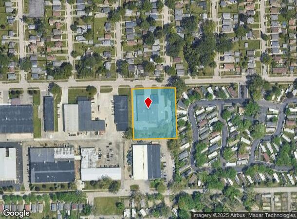  2324 Morrissey Ave, Warren, MI Parcel Map