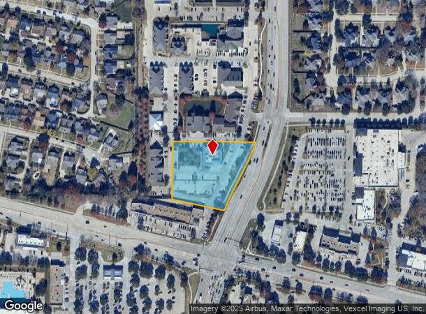  3811 Long Prairie Rd, Flower Mound, TX Parcel Map