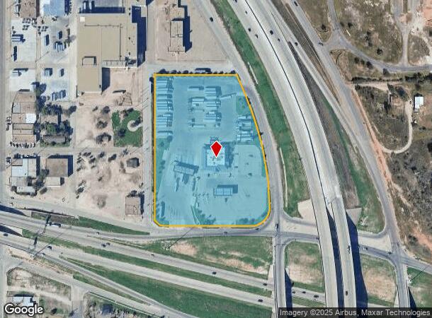  602 Marsha Sharp Fwy, Lubbock, TX Parcel Map