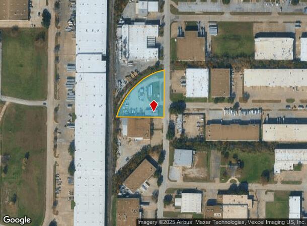  1701 109Th St, Grand Prairie, TX Parcel Map