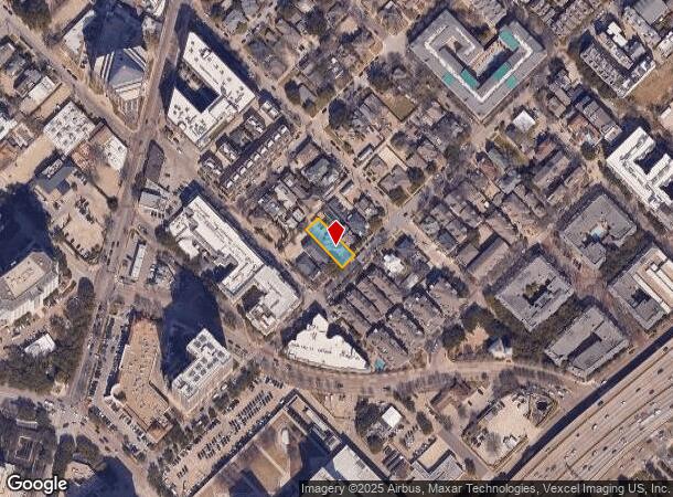  2509 Thomas Ave, Dallas, TX Parcel Map